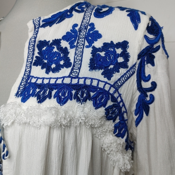 Zara iconic embroidered boho jacket M - Picture 6 of 16